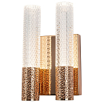Бра с двумя плафонами Dew Drops Tube Duo Gold Wall Lamp варинант исполнения - 1 | Loft Concept в Рязани