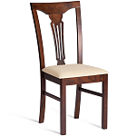 Стул деревянный с узором ручной работы Espresso варинант исполнения - 1 | Loft Concept в Рязани