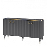 Консоль с фасадами цвета графит Antique Order Graphite варинант исполнения - 2 | Loft Concept в Рязани