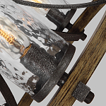 Люстра с цилиндрическим плафонами из толстого волнистого стекла в индустриальном стиле Feiss варинант исполнения - 16 | Loft Concept в Рязани