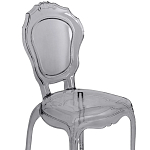 Прозрачный стул серый LOUIS GHOST CHAIR Grey варинант исполнения - 4 | Loft Concept в Рязани
