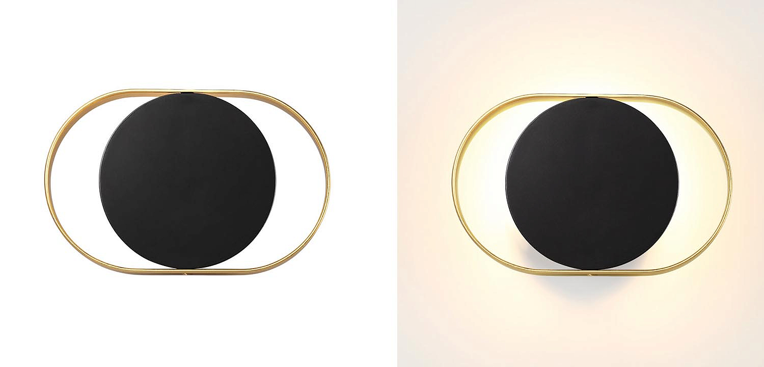 Бра Globo Ocular Sconce Oval Black Бра Globo Ocular Sconce Oval Black - Loft-Concept в Рязани