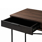 Стол рабочий в стиле лофт с ящиком и нишей для хранения Urban Style Space 2 варинант исполнения - 4 | Loft Concept в Рязани