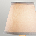 Бра со стеклянным шарообразным декором с пузырьками и бежевым абажуром Feiss варинант исполнения - 2 | Loft Concept в Рязани