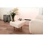 Керамический столик на деревянных ножках «Квадро» варинант исполнения - 8 | Loft Concept в Рязани