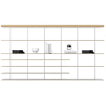 Модульный навесной стеллаж GRADUATE Bookshelves варинант исполнения - 2 | Loft Concept в Рязани