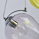 Люстра каскадная с 9-ю разноцветными стеклянными плафонами Kaleido варинант исполнения - 10 | Loft Concept в Рязани