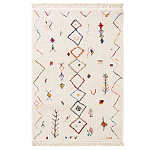 Ковер с графическим разноцветным узором Vinridio Bо  Multi варинант исполнения - 1 | Loft Concept в Рязани