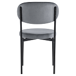 Стул с круглым сиденьем на металлическом основании ALFIE CHAIR Grey варинант исполнения - 3 | Loft Concept в Рязани