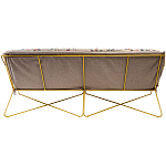 Трехместный диван на металлическом каркасе с цветочным принтом в стиле шинуазри Chinoiserie Birds on a Tree Sofa варинант исполнения - 6 | Loft Concept в Рязани