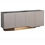 Комод со стеклянной столешницей и с выдвижными ящиками Minimalist Accent варинант исполнения - 1 | Loft Concept в Рязани