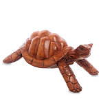 Статуэтка в виде черепахи деревянная Turtle world варинант исполнения - 2 | Loft Concept в Рязани
