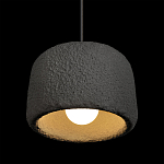 Подвесной светильник с цилиндрическим фактурным абажуром Sergey Makhno варинант исполнения - 5 | Loft Concept в Рязани