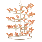 Люстра спиралевидная с фигурками птенцов Playful Chandelier варинант исполнения - 2 | Loft Concept в Рязани