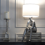 Настольная лампа TERRAMI с абажуром варинант исполнения - 3 | Loft Concept в Рязани