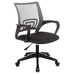 Офисное кресло с основанием из черного пластика Desk chairs Grey варинант исполнения - 1 | Loft Concept в Рязани