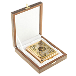 Портсигар на 20 сигарет с гравюрой Герба РФ в подарочной коробке Metal Cigarettes Cases варинант исполнения - 2 | Loft Concept в Рязани