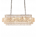 Люстра овальной формы хрустальная в неоклассическом стиле Majesty варинант исполнения - 5 | Loft Concept в Рязани