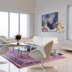 Торшер в виде белых и золотых цветов каллы Refined Taste of Light варинант исполнения - 1 | Loft Concept в Рязани