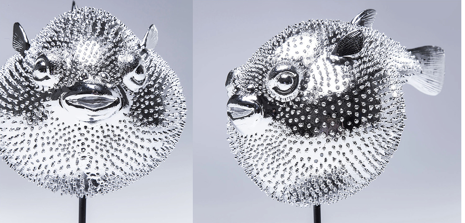 Статуэтка Silver Blowfish Статуэтка Silver Blowfish - Loft-Concept в Рязани