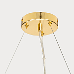 Люстра подвесная из золотых колец 57 см Golden Circles варинант исполнения - 11 | Loft Concept в Рязани