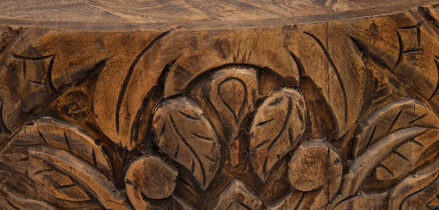 Кофейный стол Indian Carved Mango Tree  - Loft-Concept в Рязани