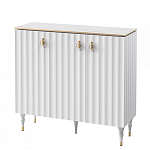 Консоль с дверками и белым рельефным фасадом Expanses of Beauty варинант исполнения - 1 | Loft Concept в Рязани