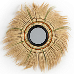 Зеркало с бахромой WICKER MIRROR 100 варинант исполнения - 1 | Loft Concept в Рязани