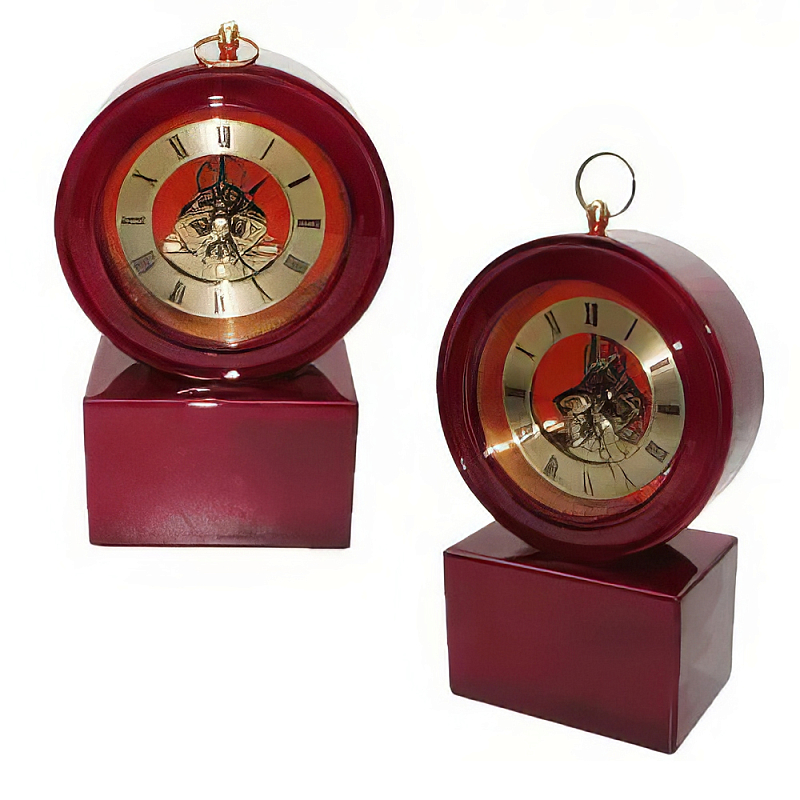 Часы настольные кварцевые Time Forward Коричневый Часы настольные кварцевые Time Forward Коричневый в Рязани | Loft Concept
