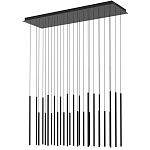 Люстра каскадная черная Black Cascade Chandelier варинант исполнения - 1 | Loft Concept в Рязани