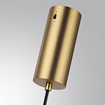 Подвесной светильник с плафоном в форме цилиндра из алебастра Cryptocrystalline Stone варинант исполнения - 4 | Loft Concept в Рязани