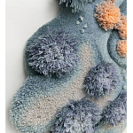 Тканый вручную Большой абстрактный гобелен Frost Forest варинант исполнения - 2 | Loft Concept в Рязани