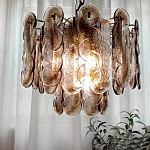 Люстра из круглых стеклянных элементов Vienna варинант исполнения - 2 | Loft Concept в Рязани