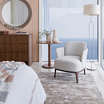 Приставной стол в шпоне ореха Elega варинант исполнения - 6 | Loft Concept в Рязани