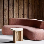 Дизайнерский журнальный стол полукруглой формы Pokun варинант исполнения - 4 | Loft Concept в Рязани