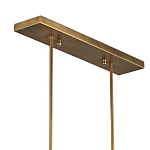 Люстра прямоугольная из толстого литого стекла Cast Glass варинант исполнения - 5 | Loft Concept в Рязани