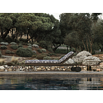 Шезлонг на металлическом каркасе с регулируемой спинкой GUELL Sunbed варинант исполнения - 9 | Loft Concept в Рязани