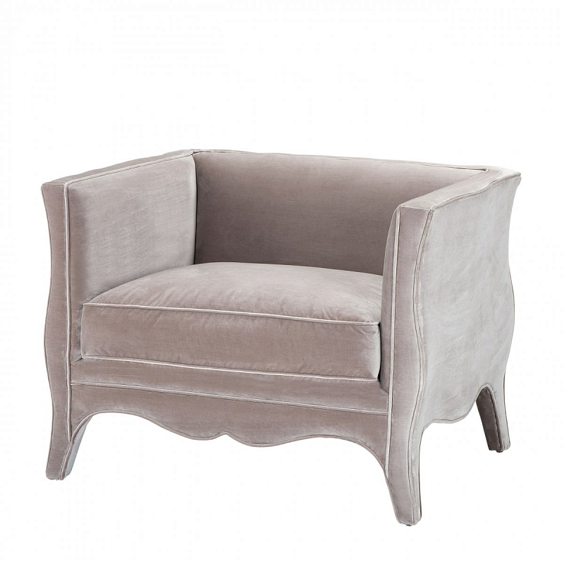 Кресло Eichholtz Chair Bouton Розовый пастельный Кресло Eichholtz Chair Bouton Розовый пастельный в Рязани | Loft Concept