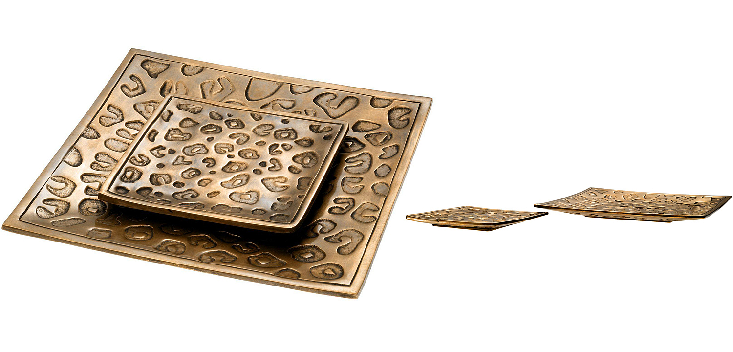 Комплект подносов Eichholtz Tray Jaguar set of 2 Комплект подносов Eichholtz Tray Jaguar set of 2 - Loft-Concept в Рязани
