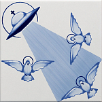 Плитка с узором НЛО варинант исполнения - 2 | Loft Concept в Рязани