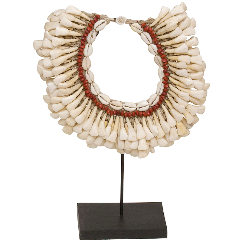 Этническое ожерелье на подставке Aboriginal Necklace Ethnic Бежевый Красный Коричневый Этническое ожерелье на подставке Aboriginal Necklace Ethnic Бежевый Красный Коричневый в Рязани | Loft Concept