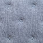 Изголовье кровати серое с мягкой обивкой из рогожки Emma Headboard варинант исполнения - 3 | Loft Concept в Рязани