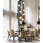 Каскадная люстра с сферическими плафонами из акрила Veva Lamps Chandelier варинант исполнения - 4 | Loft Concept в Рязани