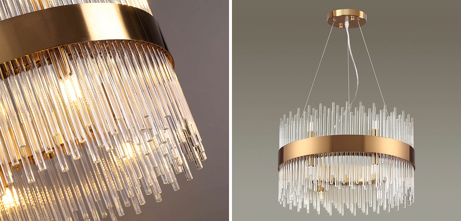 Люстра Nembus Chandelier Gold Circle Люстра Nembus Chandelier Gold Circle - Loft-Concept в Рязани