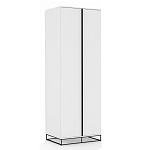 Двухдверный шкаф белого цвета Strict Lines варинант исполнения - 2 | Loft Concept в Рязани