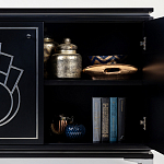 Черный комод в стиле арт-деко Luciano варинант исполнения - 8 | Loft Concept в Рязани