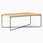 Журнальный стол с прямоугольной деревянной столешницей Urban Style Space варинант исполнения - 1 | Loft Concept в Рязани