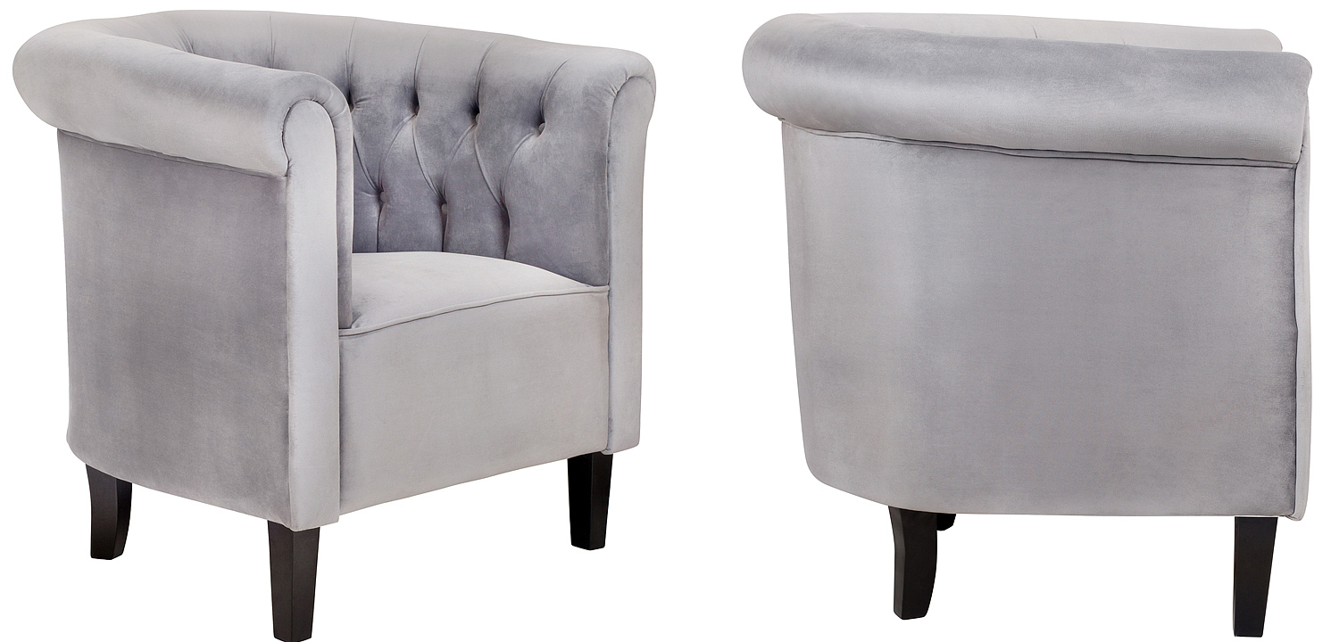 Кресло Cesare Armchair grey Кресло Cesare Armchair grey - Loft-Concept в Рязани