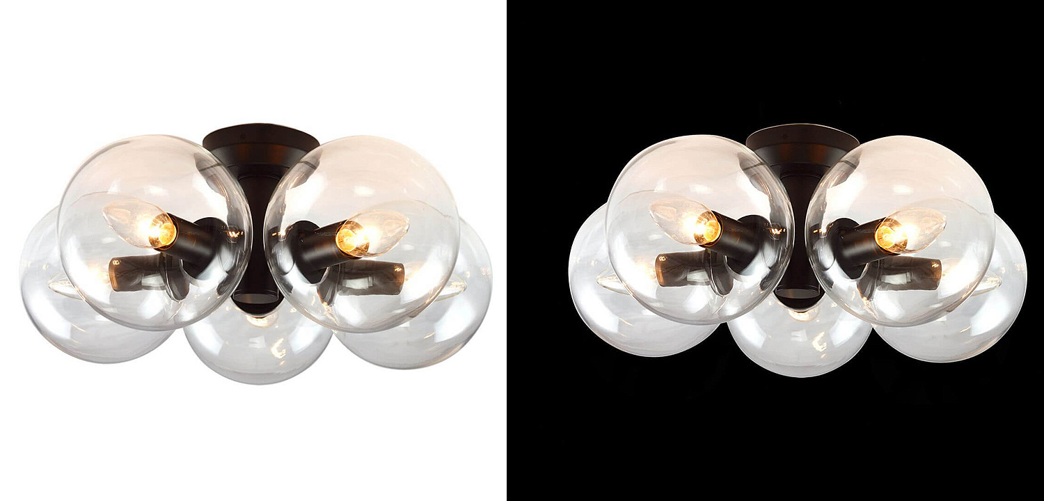 Потолочный светильник Modo 5 Globes Ceiling Lamp 41 Потолочный светильник Modo 5 Globes Ceiling Lamp 41 - Loft-Concept в Рязани