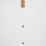 Подвесной светильник в форме цилиндра Trumpet Tube Brass варинант исполнения - 3 | Loft Concept в Рязани